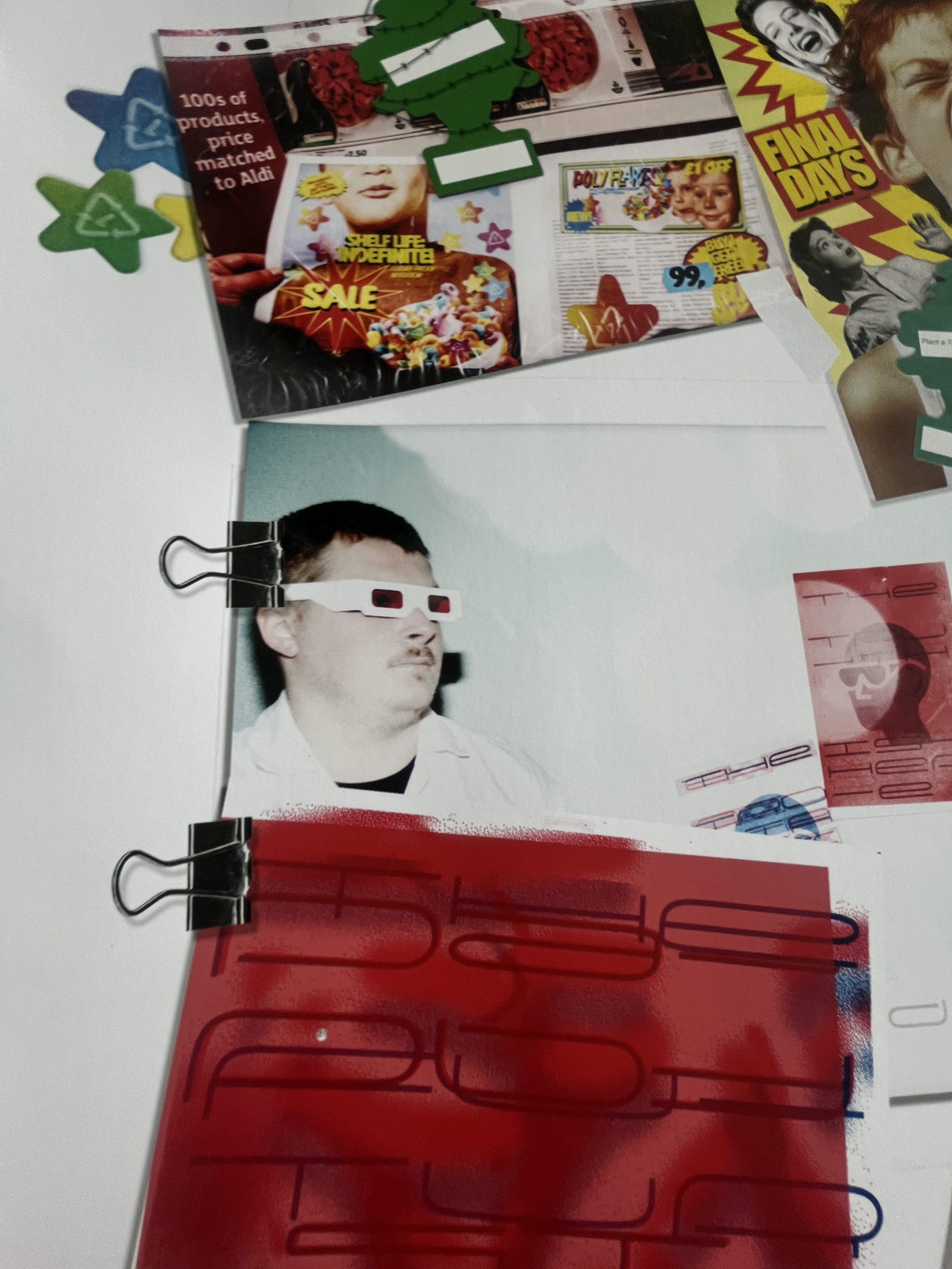 FADA anaglyph prints spread