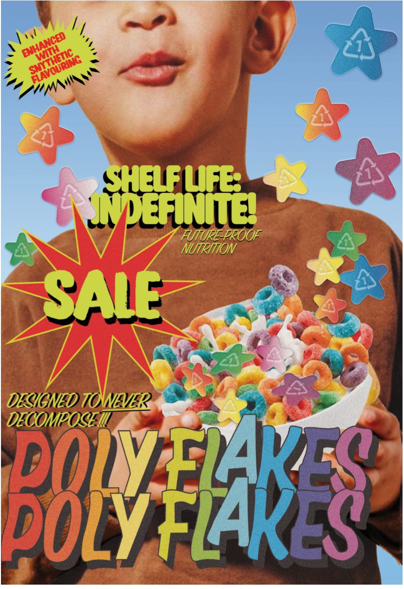 PolyFlakes box packaging — Shelf Life Indefinite