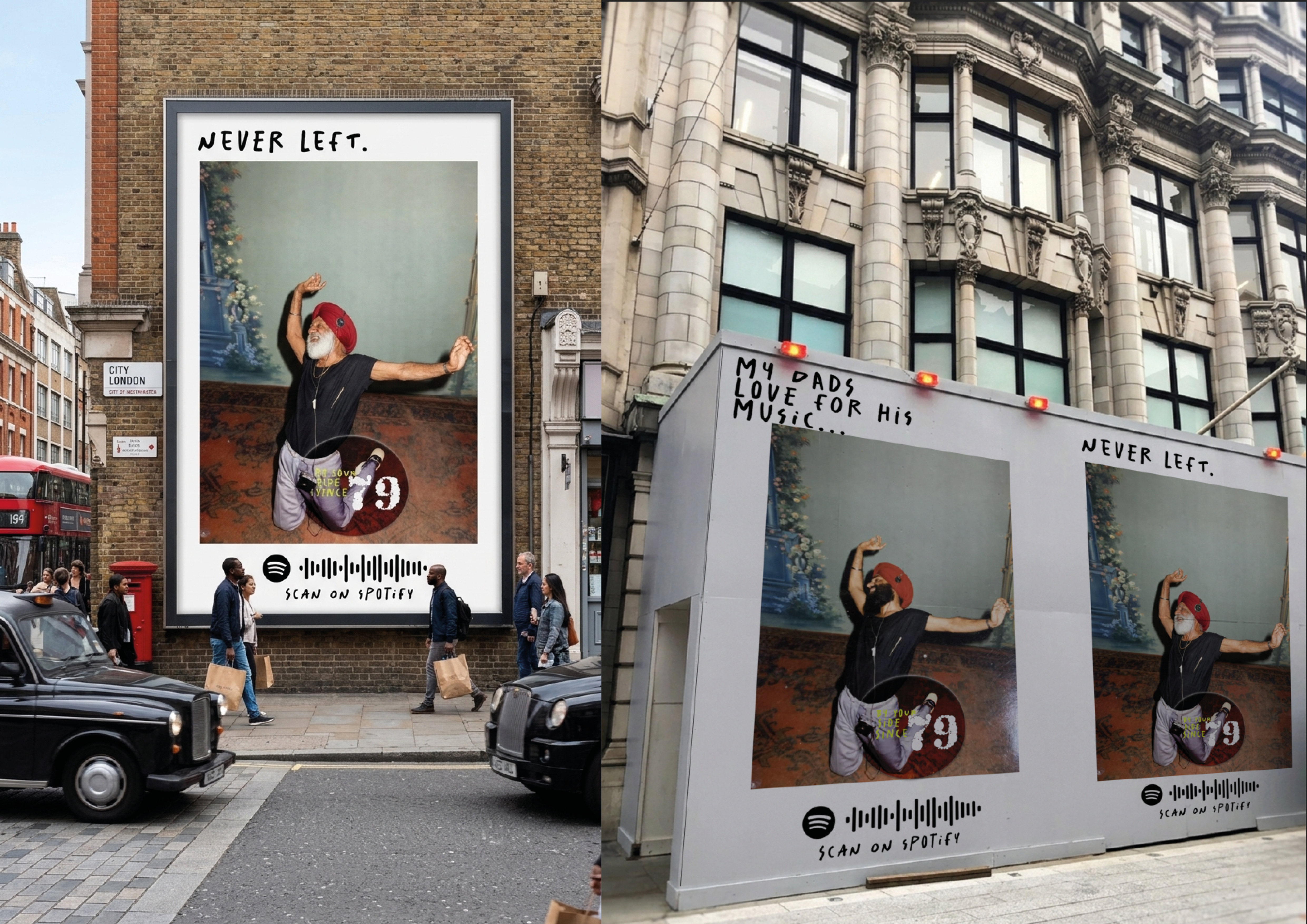 Playback Sessions Never Left OOH billboard
